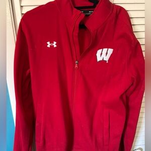 NWT Men’s Under Armour Univ. of Wisconsin Gameday Triad full-zip jacket Medium